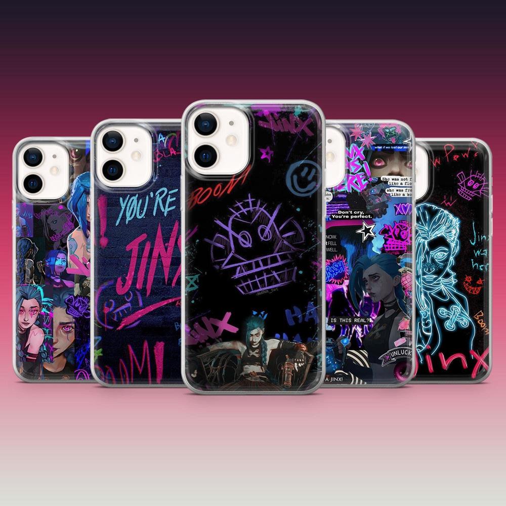 Arcane Series Phone Case Comic Jinx Cover For Iphone 16 Pro 15 14 13